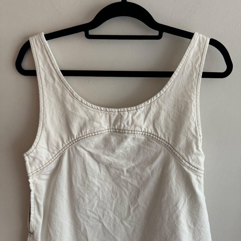 Frame Micro Flare Denim Dress - Picture 5 of 7